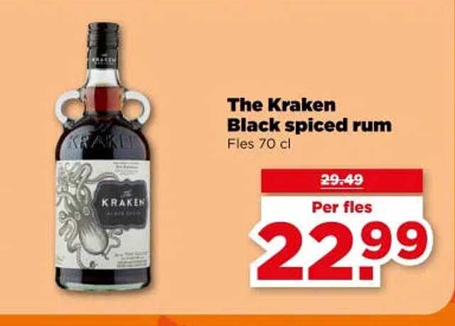 The Kraken Black Spiced rum