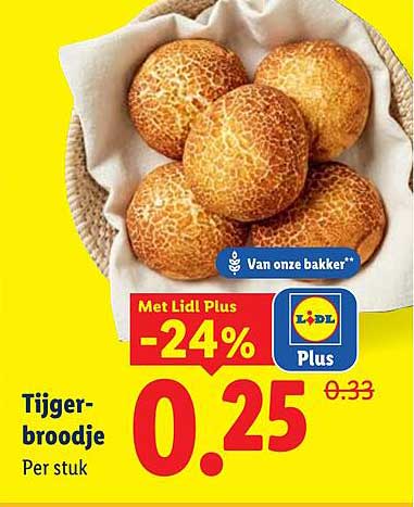 Tijger-broodje