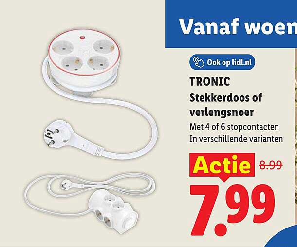TRONIC Stekkerdoos of verlengsnoer