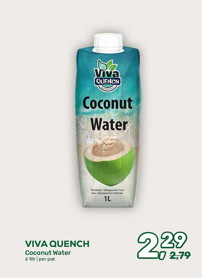 VIVA QUENCH Coconut Water á 1ltr | per pak