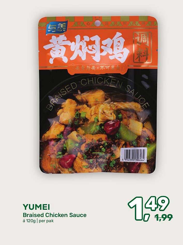 YUMEI Braised Chicken Sauce á 120g | per pak