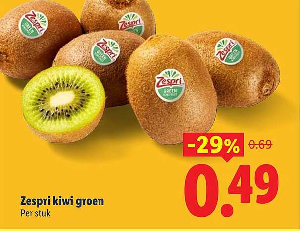 Zespri kiwi groen
