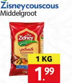 Zisney couscous Middelgroot