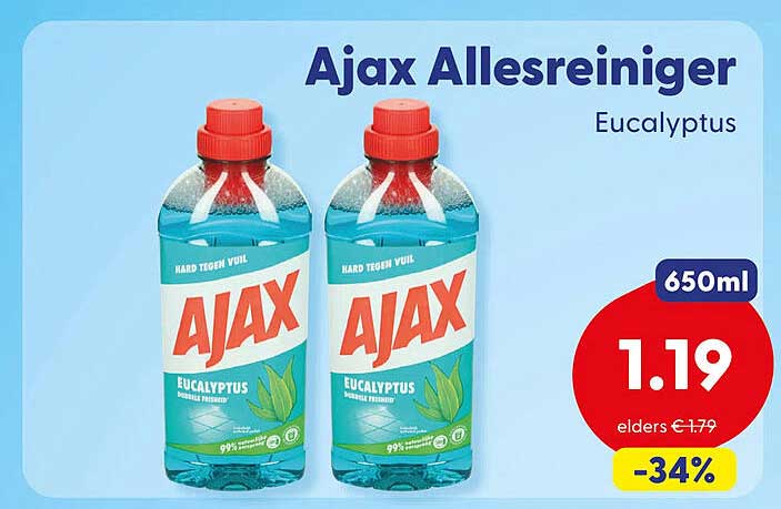 Ajax Allesreiniger Eucalyptus