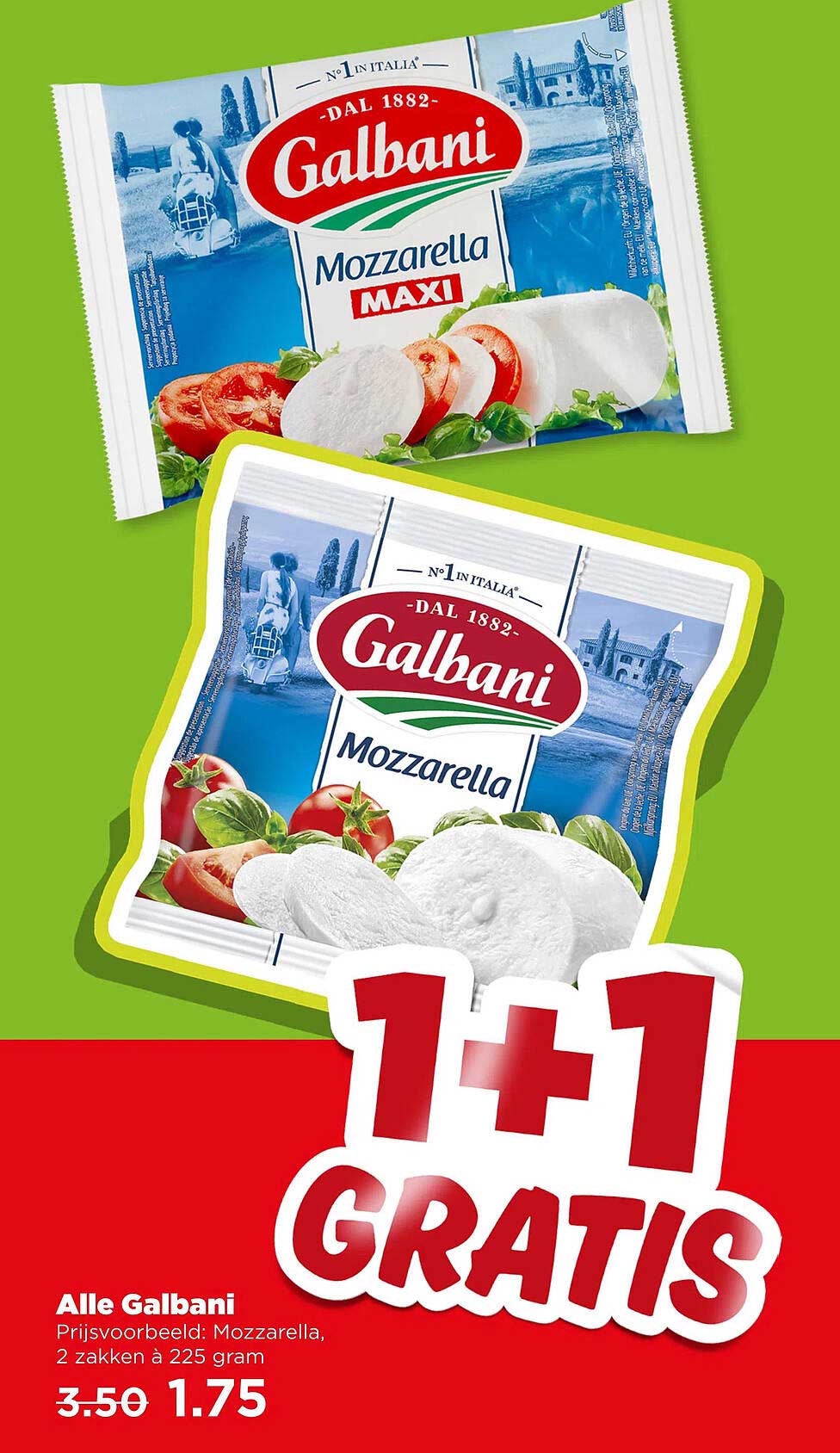Alle Galbani 1+1 GRATIS