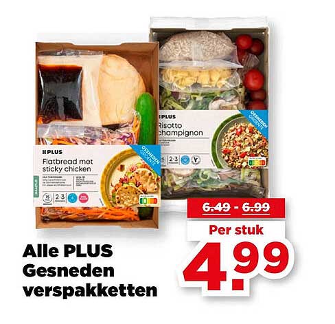 Alle PLUS Gesneden verpakketten