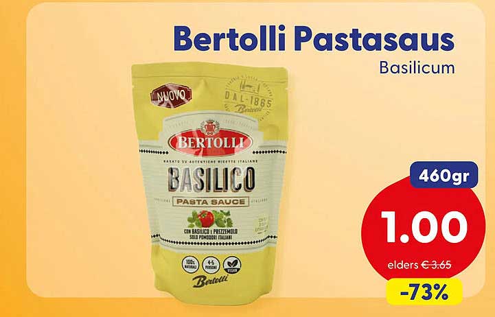 Bertolli Pastasaus Basilicum