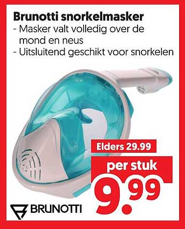 Brunotti snorkelmasker