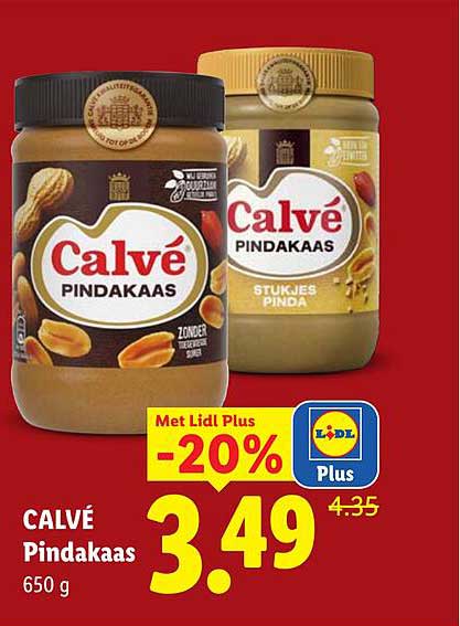 CALVÉ Pindakaas 650 g