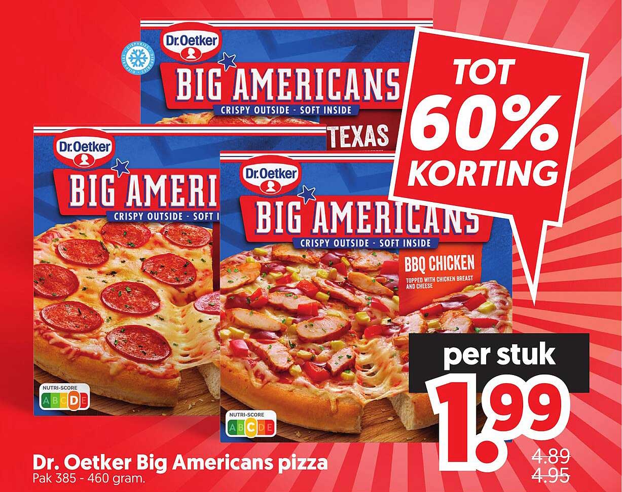 Dr. Oetker Big Americans pizza
