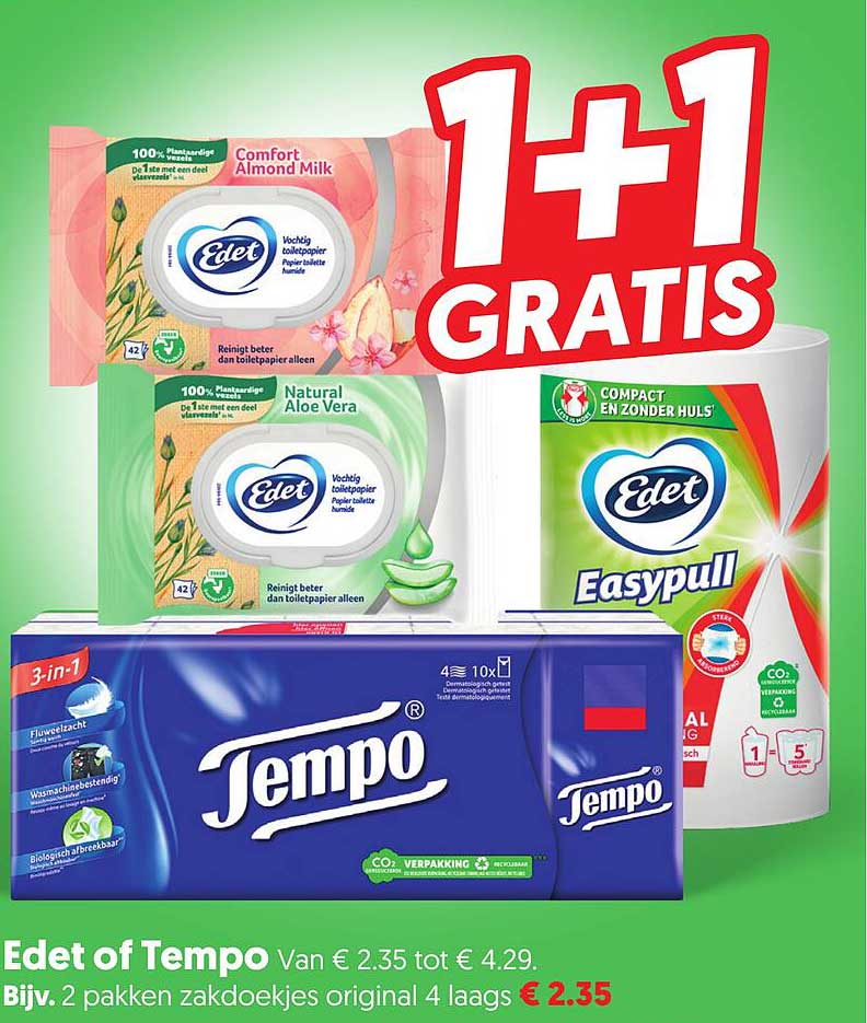 Edet of Tempo 1+1 gratis