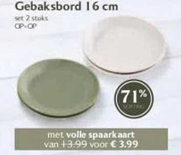 Gebaksbord 16 cm