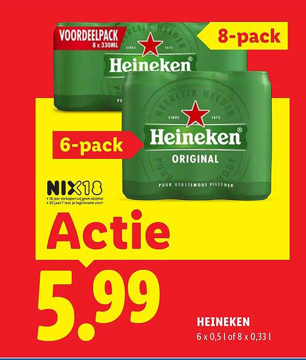 Heineken Actie 5.99