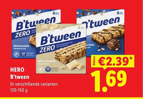 HERO B'tween In verschillende varianten 120-150 g