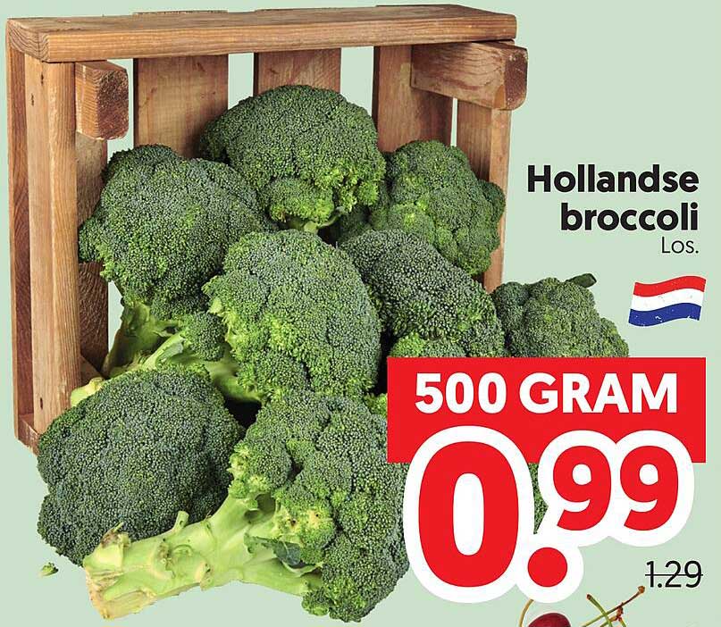 Hollandse broccoli Los. 500 GRAM
