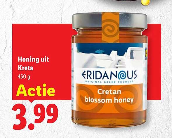 Honing uit Kreta 450 g Actie
