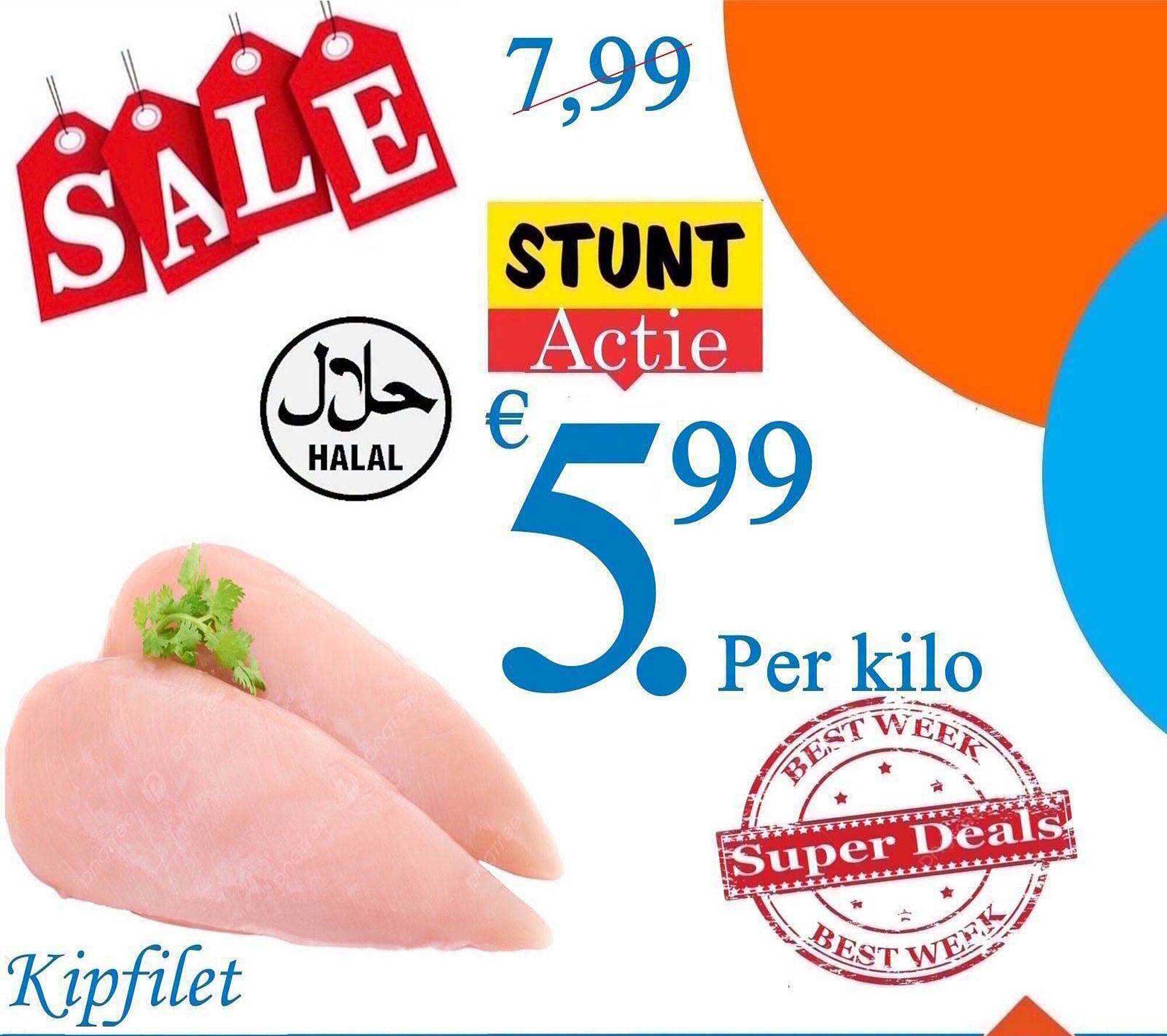 Kipfilet STUNT Actie
