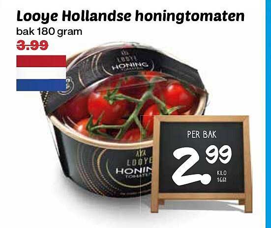 Looye Hollandse honingtomaten bak 180 gram