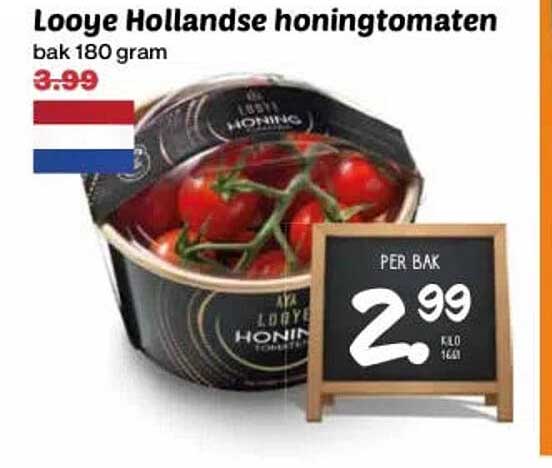 Looye Hollandse honingtomaten bak 180 gram