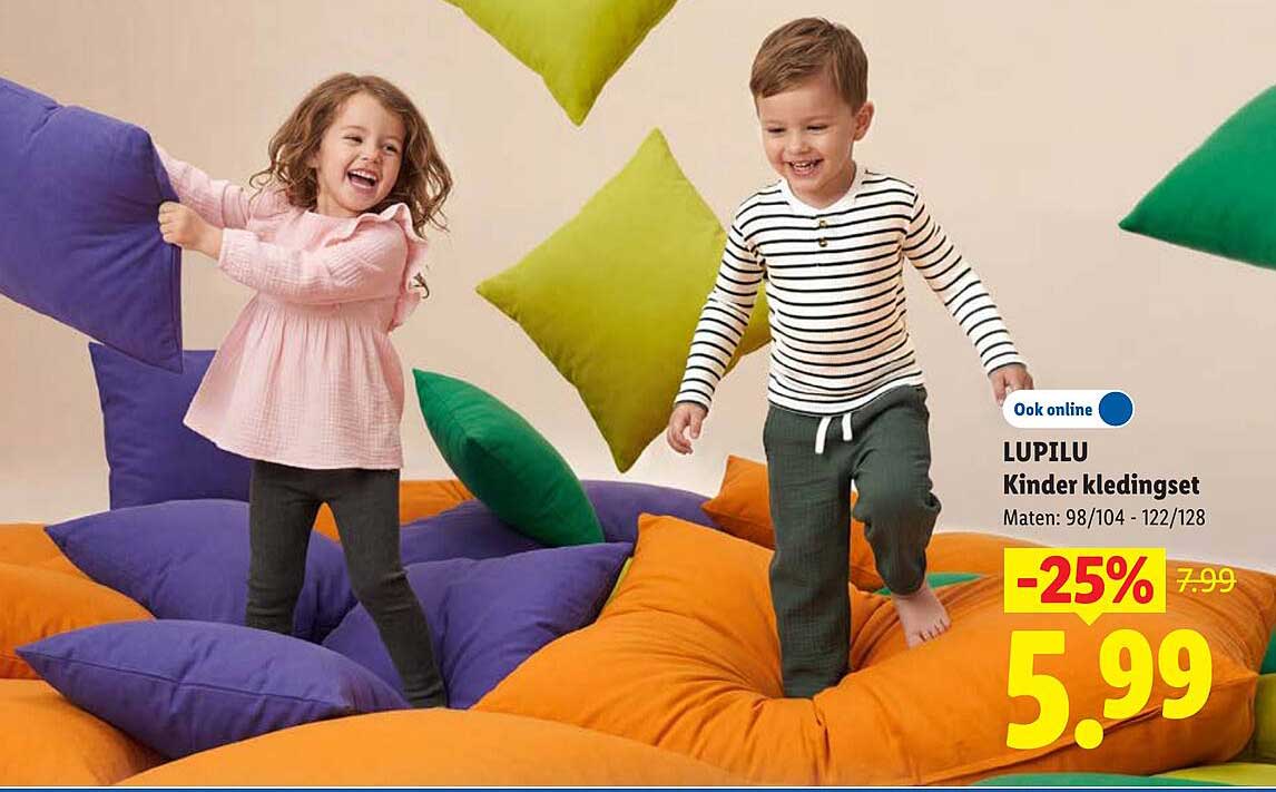 LUPILU Kinder kledingset