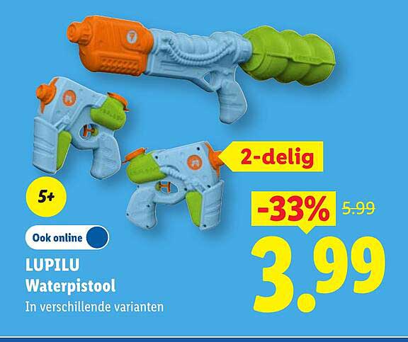 LUPILU Waterpistool In verschillende varianten 2-delig -33%
