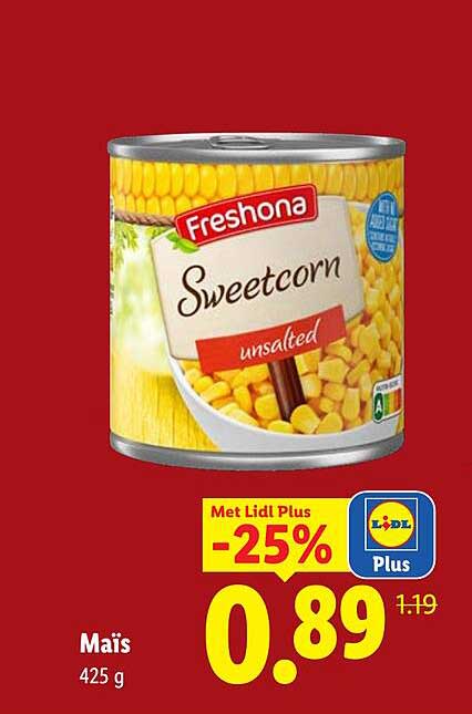 Mais 425 g -25%