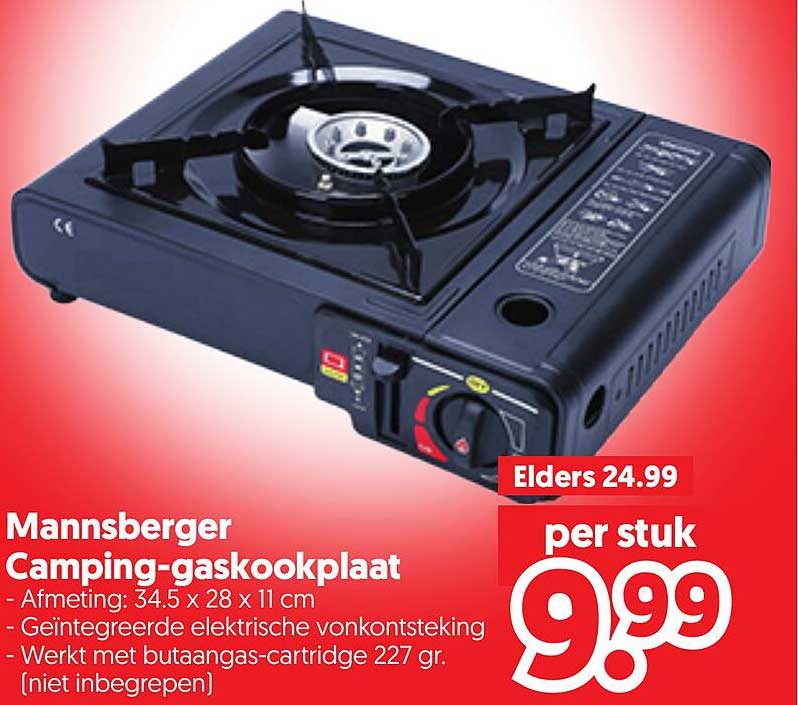 Mannsberger Camping-gaskookplaat