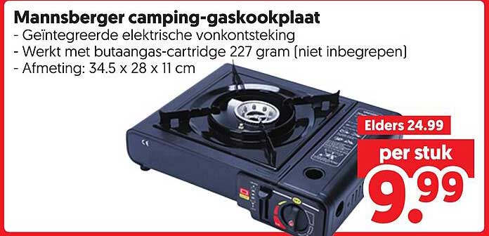 Mannsberger camping-gaskookplaat