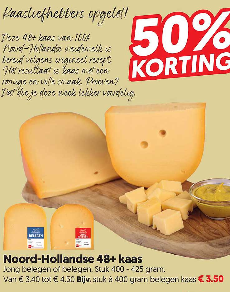 Noord-Hollandse 48+ kaas