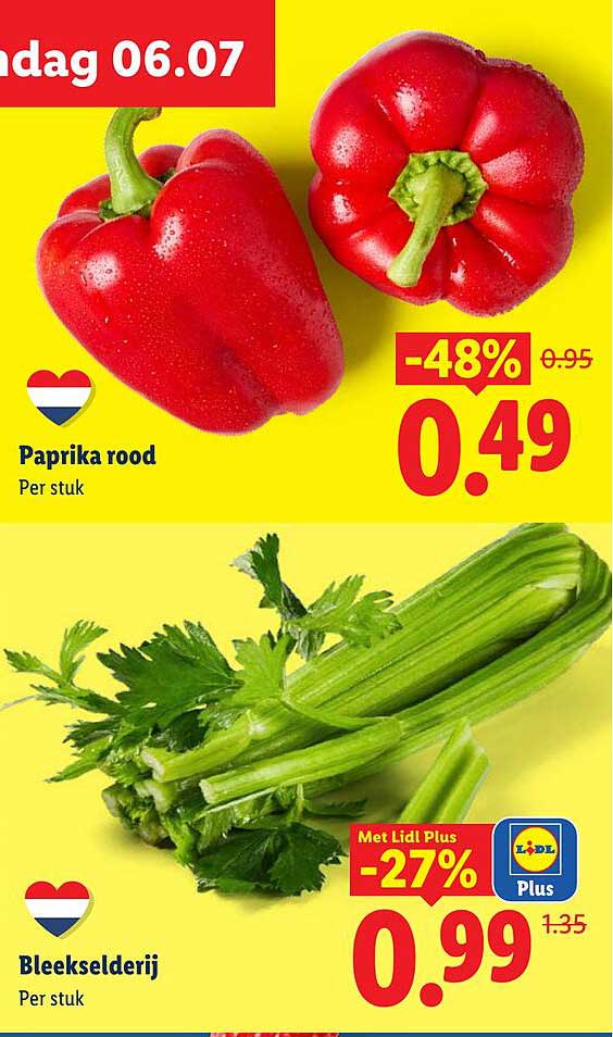 Paprika rood