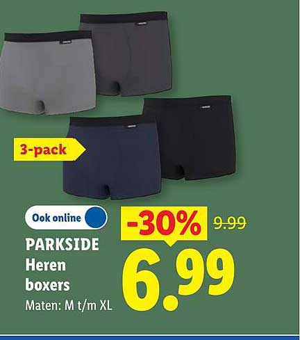 PARKSIDE Heren boxers -30%