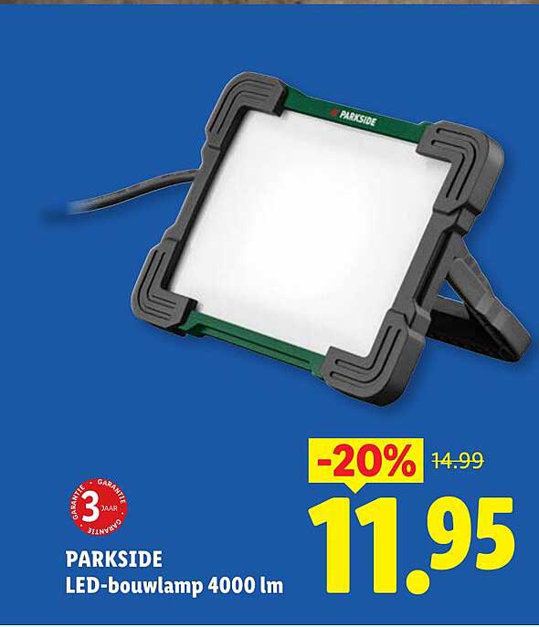 PARKSIDE LED-bouwlamp 4000 lm -20%