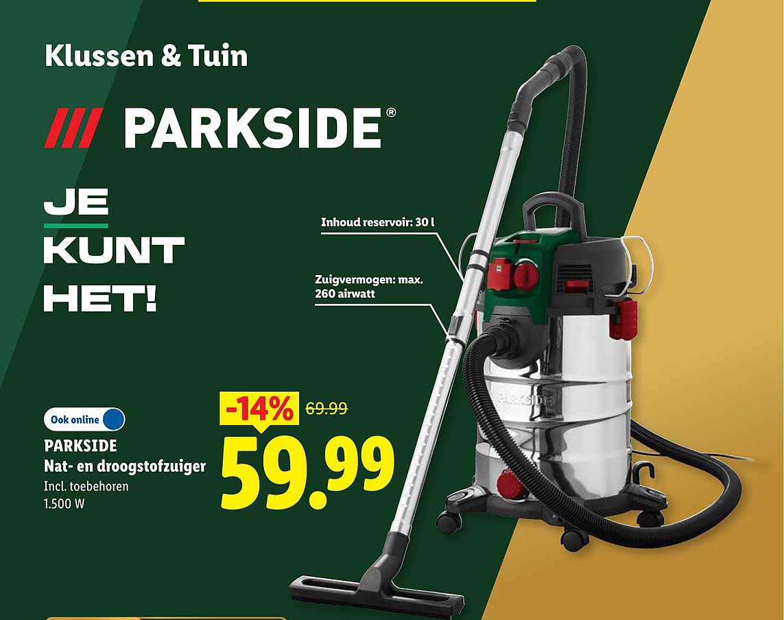 PARKSIDE Nat- en droogstofzuiger