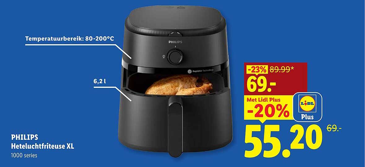PHILIPS Heteluchtfriteuse XL 1000 series