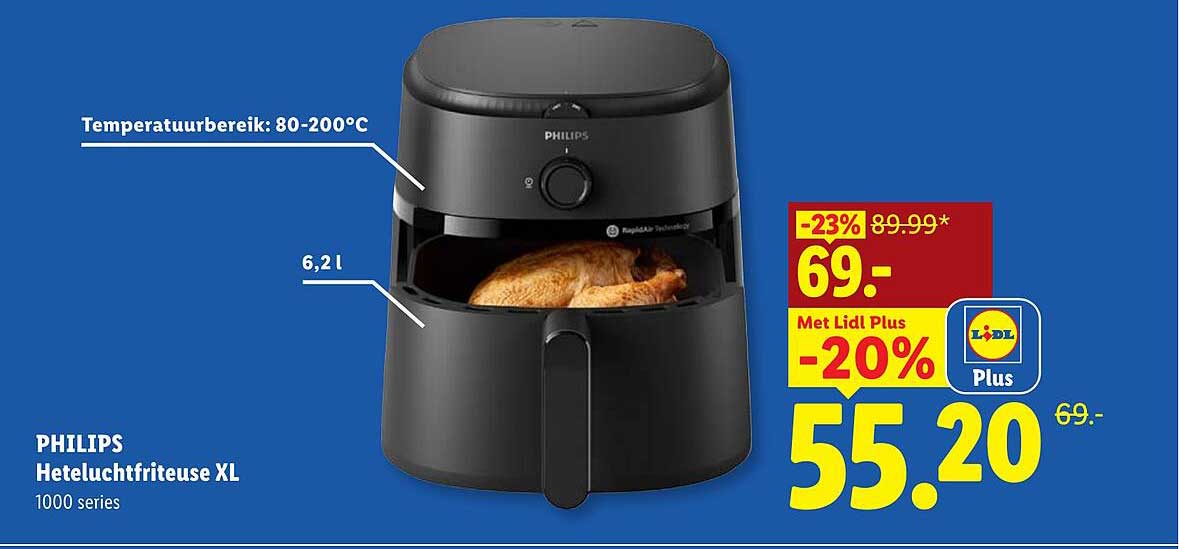 PHILIPS Heteluchtfriteuse XL 1000 series
