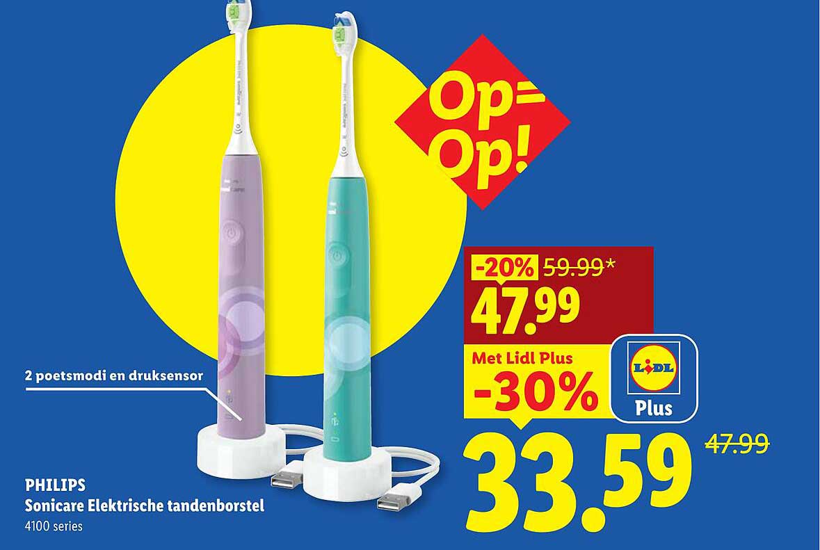 PHILIPS Sonicare Elektrische tandenborstel 4100 series