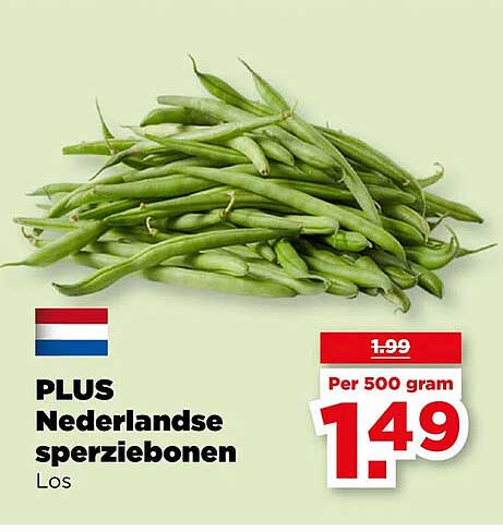 PLUS Nederlandse sperziebonen Los