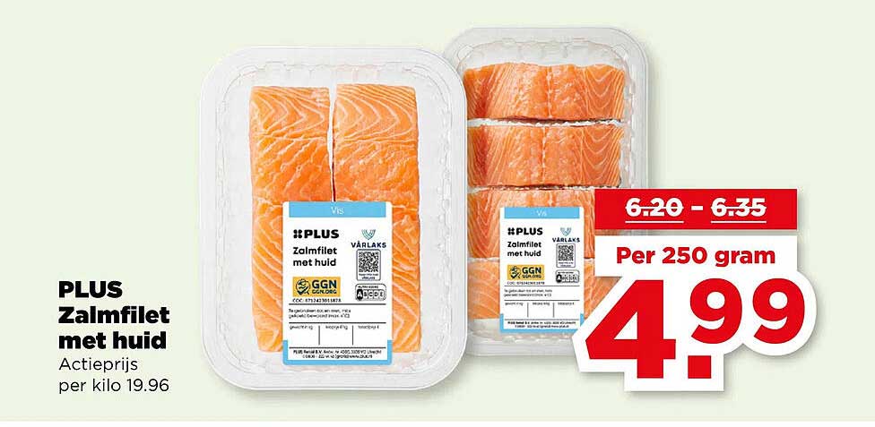 PLUS Zalmfilet met huid
