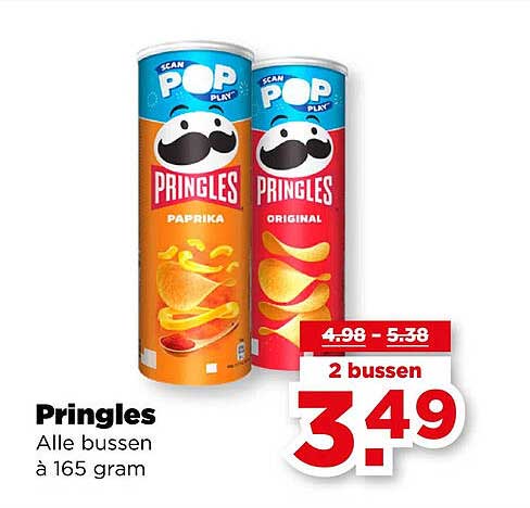 Pringles Alle bussen à 165 gram