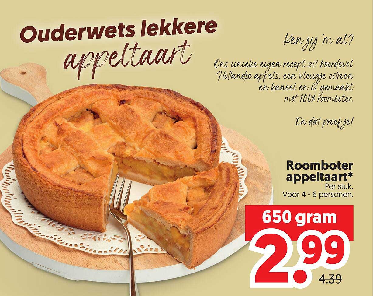 Roomboter appeltaart*