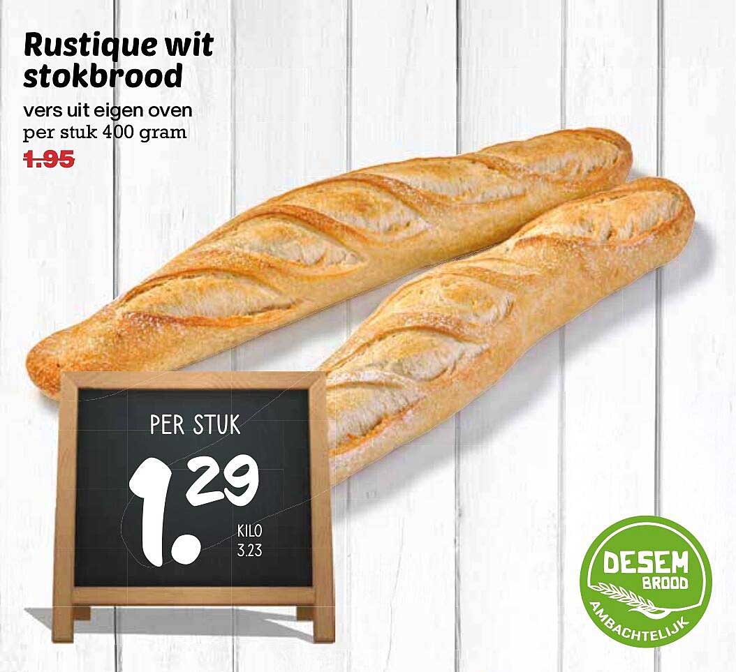 Rustique wit stokbrood