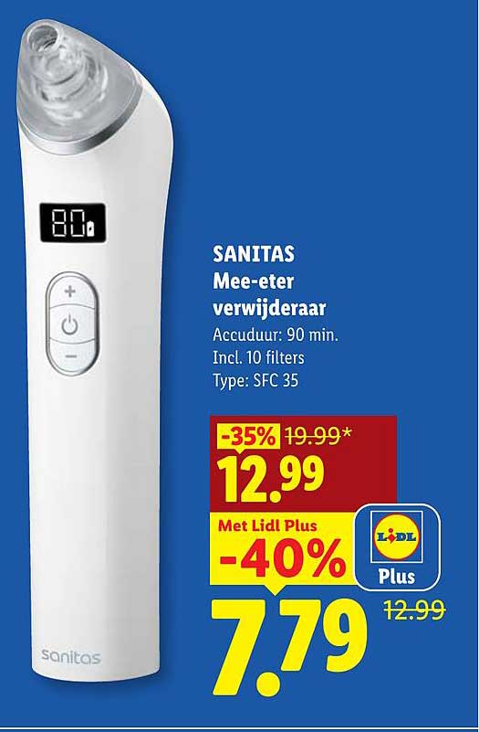 SANITAS Mee-eter verwijderaar