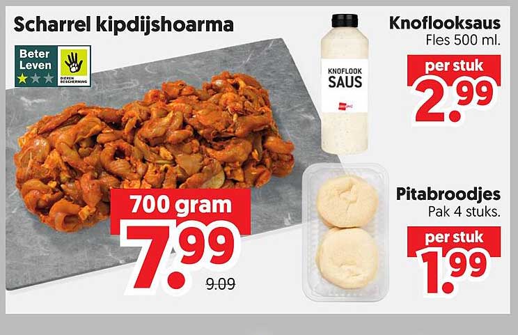 Scharrel kipdijshoarma