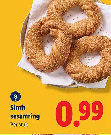 Simit sesamring