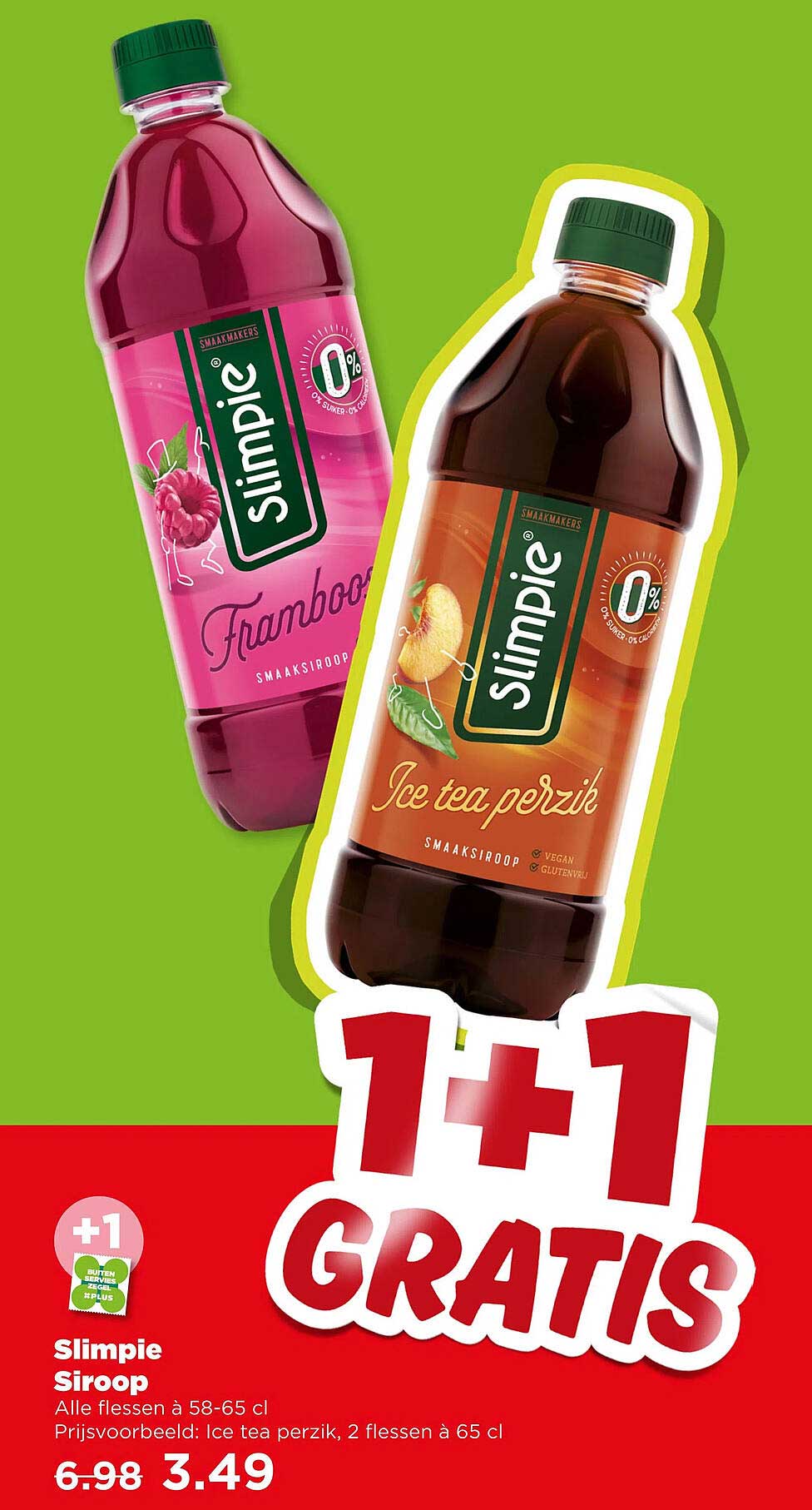 Slimpie Siroop 1+1 GRATIS