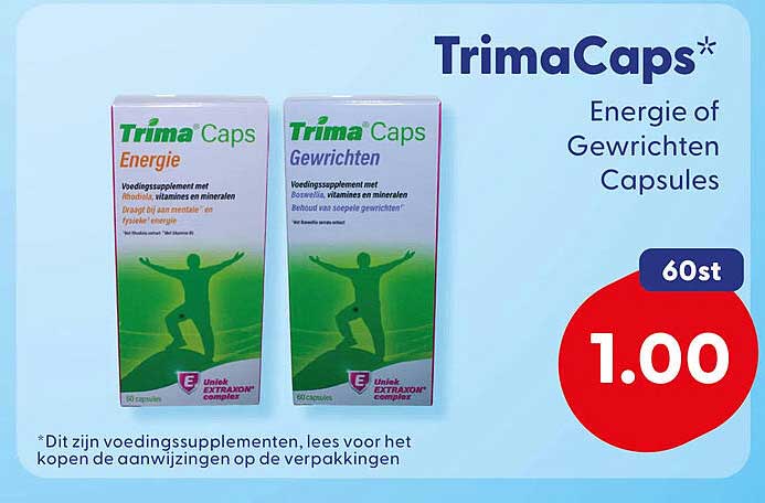TrimaCaps Energie of Gewrichten Capsules 60st
