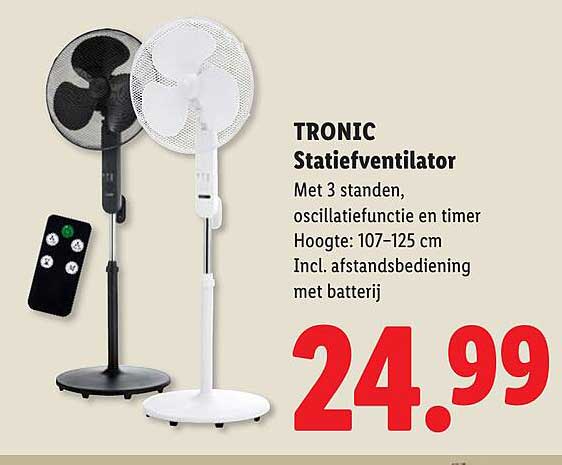 TRONIC Statiefventilator