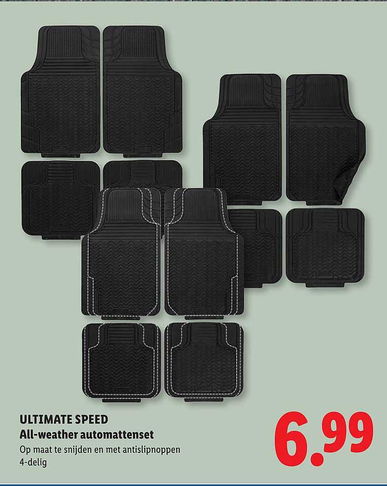 ULTIMATE SPEED All-weather automattenset