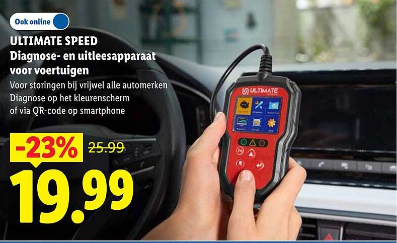ULTIMATE SPEED Diagnose- en uitleesapparaat voor voertuigen