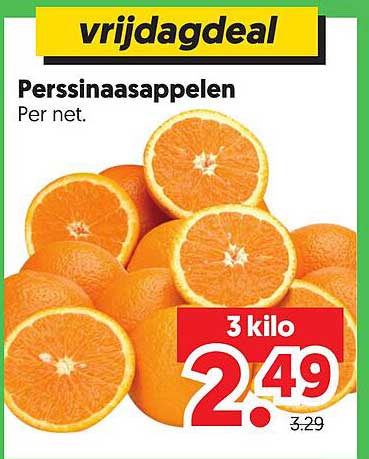 vrijdagdeal Perssinaasappelen Per net.